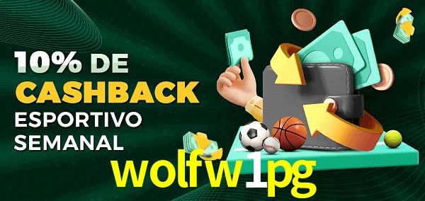 10% de bônus de cashback na wolfw1pg