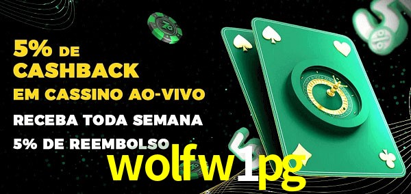 Promoções do cassino ao Vivo wolfw1pg